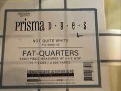 Kaufman Batik Fat Quarters PRISMA DYES, Color: Not Quite White FQ-2092-10 NEW