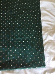2.33 Yards Paul Kaufmann Baskets Dots Cotton Fabric Green Colorworks