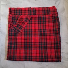 VTG 100% Wool Fabric Red Green Tartan Plaid 54″ x 102″ (2.8 yards) Sew Craft