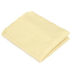 200gsm Fabric Woven Aramid Fiber Cloth Plain 100cm/39.4” Width Yellow