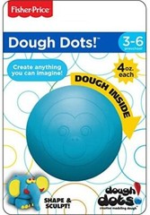 Fisher-Price 4 oz Dough Dots Individual Pack, Hippo Modeling Clay