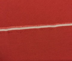 BALLARD DESIGNS EVERYDAY LINEN CORAL RED 10oz DESIGNER FABRIC BY THE YARD 56″W