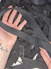 1″ Nylon Lot Length 10 Feet 4 Inches Total Different Lengths/ Thickness