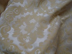 3 yds KRAVET Fabric Chenille Velvet Apathy Cornsilk Upholstery 55″ x 108″