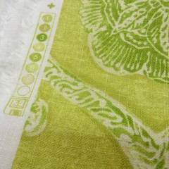 Tommy Bahama Fabric 1 yds 54″ Leilani Linen Blend Gold Tropical Green Floral