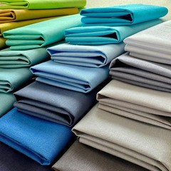 50 PCS 8×8 inches 100% Cotton Squares – Multicolor Solid Fabric Bundle for Qu…