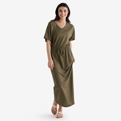 100% Linen Jersey Knit Fabric By Yard Pink [Underwear, Shirt, Dress] 7/17
