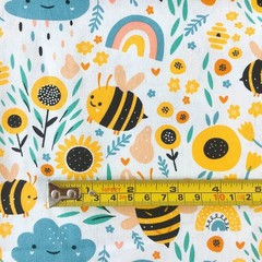 Cotton Fabric By The Yard Sewing DIY Crafting Fashion Design 36×43 Inch