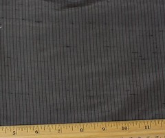 Grey Pinstripe Dupioni Stripes 100% Silk Fabric 54″ Wide, By The Yard (SD-638F)