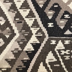 6.5 Yard Remnant Neutral Southwestern Print Home Decor Fabric