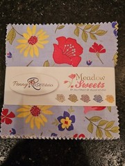 Meadow Sweets Penny Rose Fabrics Charm Pack 5×5 In. Sq. 42 Pieces By Jill Finley