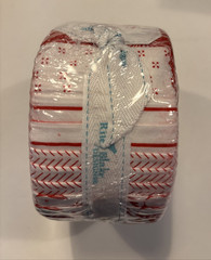 Jelly Roll Rolie Polie 2.5″ Strips 40pc Riley Blake Red & White #2053