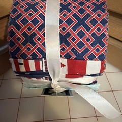 Jelly Roll 2.5 X 42 Nautical Roll Red Blue Turquoise White Cotton