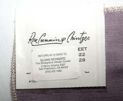 Vtg Lot of 5 Various Brands & Sizes Cotton Silk Rayon Upholstery Fabric Samples