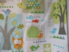 Jo Ann Fabrics Baby Animals And Trees Allover Cotton Fabric SZ 1YX43″ NEW