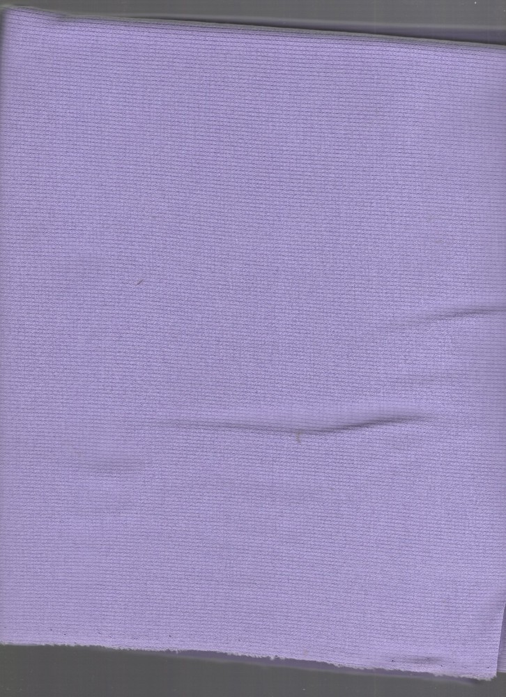 1 yard fabric ribbing lavendar purple 97% cotton 3% spandex 42″ wide