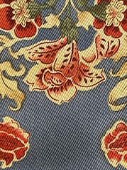 upholstery floral fabric blue Beige Red Classic Retro Style 57×142″ 4 Yards