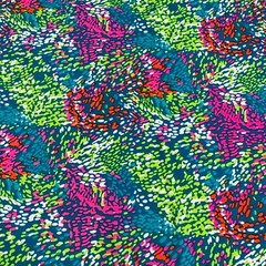 Mosaic Print Nylon Spandex Swimwear Activewear Sportswear Yoga Fabric