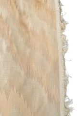 Heavy Beige Chevron Flame Stitch Jacquard Fabric 56″ Wide Upholstery Drapery