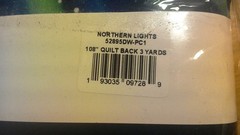 108″ Northern Lights Quilt Backing Fabric (3 yards): New In Package
