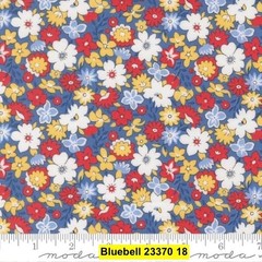Moda 30s Playtime 100% cotton fabric LAST YARD 36×44 Floral Flowers 23370 18