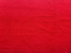 Faux SHERPA FLEECE Sheepskin Fabric Material RED