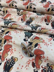 Kimonos & Koi – Japanese Geisha – Paintbrush Studio Cotton Fabric