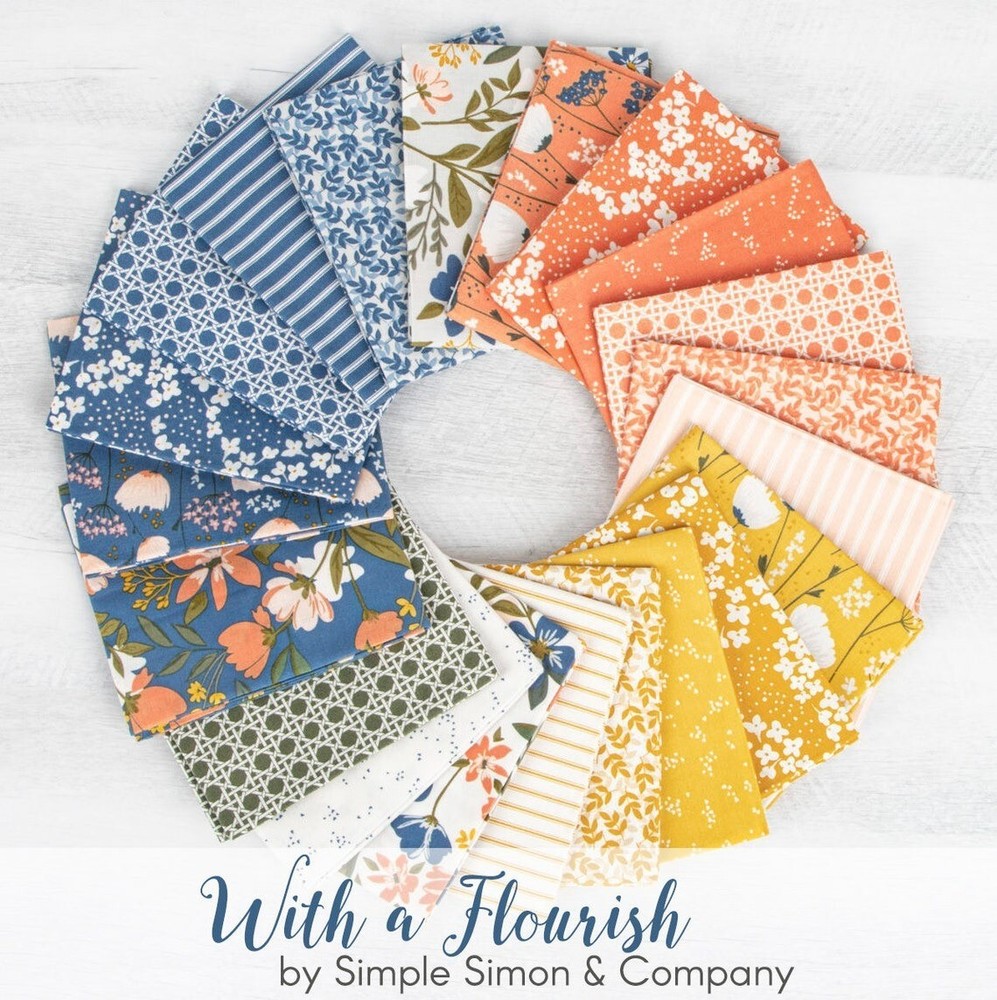 With a Flourish 2.5″ Strip Roll (Jelly Roll / Rolie Polie) by Simple Simon