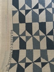 HEATHER CHADDUCK Textiles Harley Cornflower Blue Linen Fabric 2 1/2 Yards