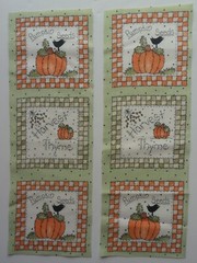 Cotton Fabric Group H – Top Square Pumpkin Seeds 2 Pieces 12 1/4″ L x 4″ W