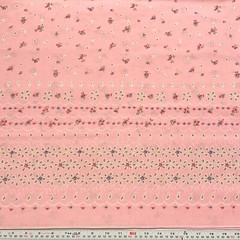Vintage Faux Puff Printing Eyelet Single Border Cotton Blend by the HALF YARD