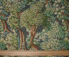 Tapestry Curtain Upholstery Fabric Woodland Forest Tree Cushion 15 Metre Roll