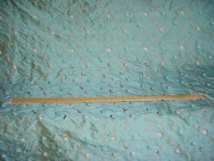 9-7/8Y Kravet Couture 24060 Embroidered Silk Velvet Floral Upholstery Fabric