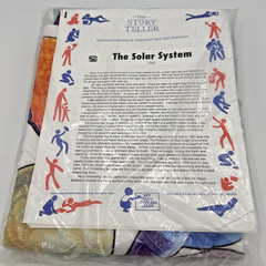 Vintage Uncut Solar System Felt Story Board Fabric The Storyteller See Touch