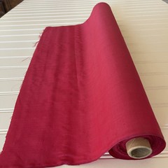SILK Red-Pink , FABRIC 10 Yards x 21 Inches Wide or 360 Inches x 21 Wide