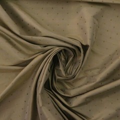 LUNI FOG GOLD BEIGE EMBROIDERED SQUARES 100% SILK MULTUSE FABRIC BY YARD 54″W
