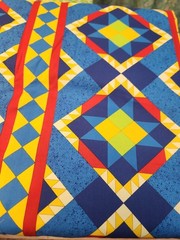 100% Cotton Nancy Smith Avlym Inc Blocks Triangles Quilting Cheater By the yard
