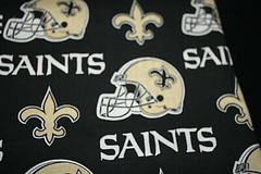 New Orleans Saints Fabric 1 YARD Material Cotton for Masks Crafts 36″ x 54″ !