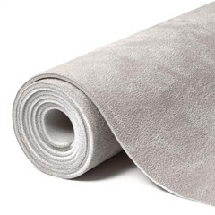 Light Grey Suede Headliner Fabric 122″ L x 60″ W – Foam Backing for Car/SUV/RV