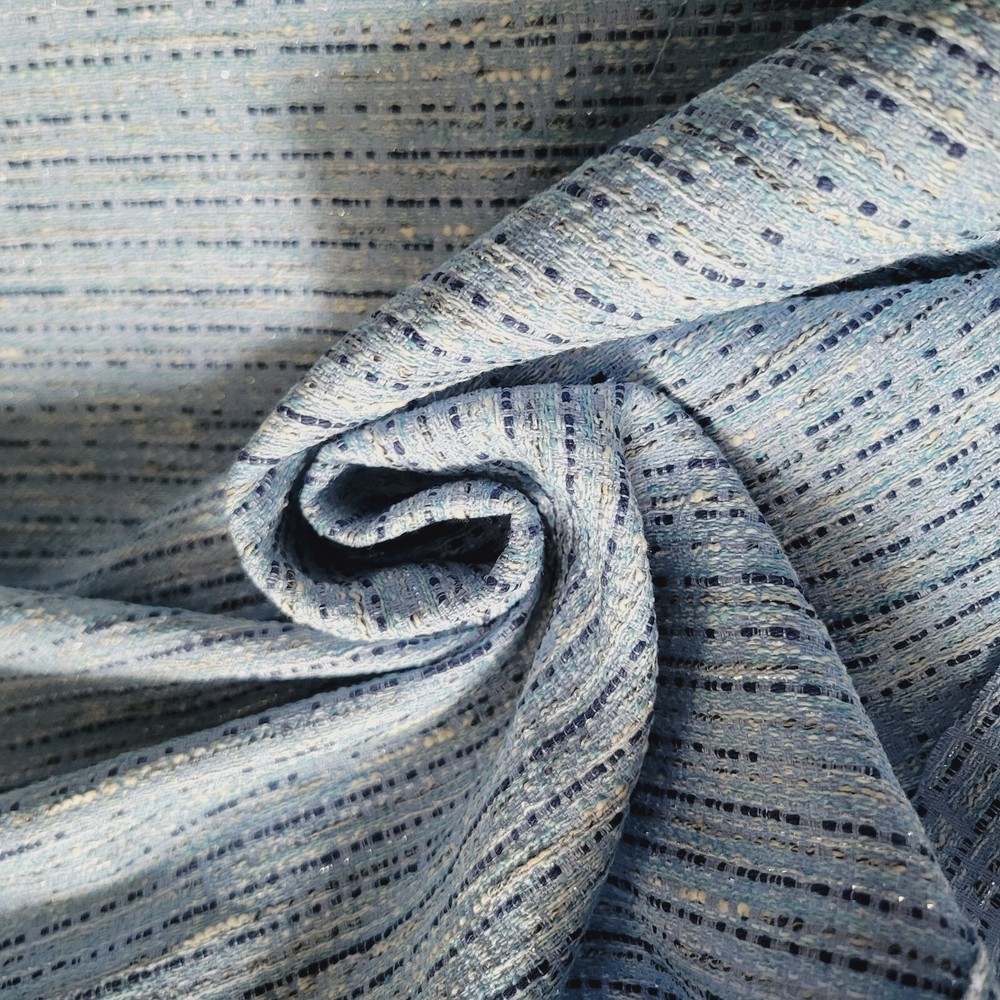Blue Cotton Flat Boucle – Italy – Pastel Perfection for Spring!! (Also in Pink!)