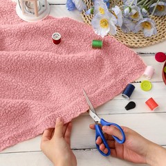 Sherpa Fabric Faux Lambskin Thermal Lined Fur Sherpa Fleece Fabric for Crafts…
