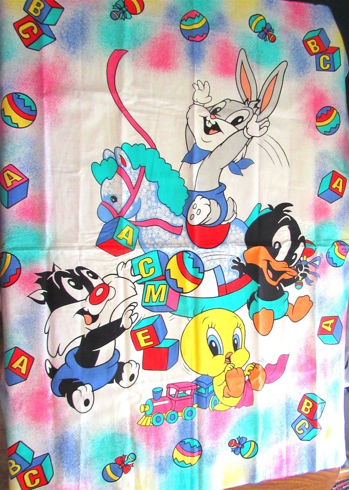1 panel Baby Warner Brother Characters Quilt Top/Wall Hanging 36″ x 44″