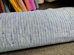 Vintage Chinese Homespun Cotton Fabric Old Stock by the Yard 13.8 inch Wide