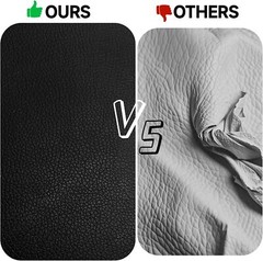 Black Marine Vinyl Fabric Faux Leather Upholstery Pleather 0.6mm Thick