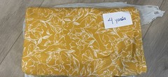 New Two fabric from Joann Yellow floral stretching fabric, 4yd, grey pink , 2yd