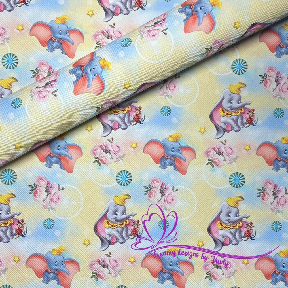 Dumbo Faux Leather Sheet A4 20x30cm