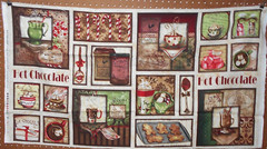 1 Andover Hot Chocolate 23″ X 44″ Fabric Panel
