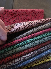 BOUSSAC FRANCE Fabric Lot/100% cotton/Remnant 8×6 Sewing/Craft/Hobby/13pc/lot B1