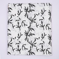 5 Yard Hand Block Print Fabric Cotton Indian Natural Sanganeri Print Fabric Art