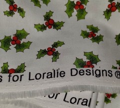 Lotsa Holly Loralie Harris Loralie Designs Fabric Cotton White 4.11 Yd 44” Wide